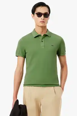 Wehkamp Lacoste slim polo groen aanbieding