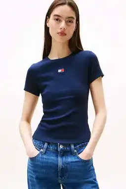 Wehkamp Tommy Jeans T-shirt marine aanbieding