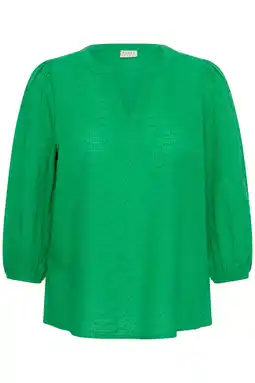 Wehkamp Kaffe Curve blousetop groen aanbieding