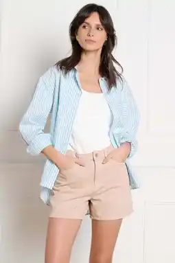 Wehkamp LOLALIZA denim regularwaist short beige aanbieding