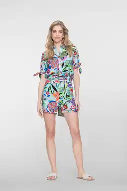 Wehkamp Geisha gestreepte blouse blauw aanbieding