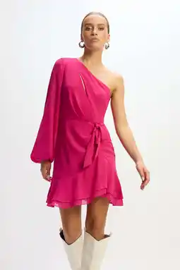 Wehkamp Refined Department korte jurk roze aanbieding