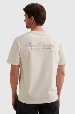 Wehkamp PME Legend relaxed T-shirt met backprint ecru aanbieding