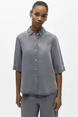 Wehkamp OBJECT denim blouse aanbieding