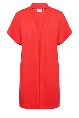 Wehkamp Wasabiconcept sweatvest rood aanbieding