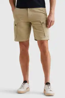Wehkamp PME Legend denim relaxed cargo short beige aanbieding