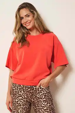 Wehkamp Esqualo top rood aanbieding