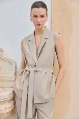 Wehkamp VILA gilet beige aanbieding
