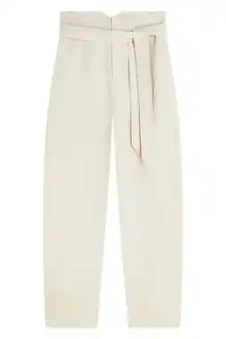 Wehkamp JOSH V barrel highwaist broek ecru aanbieding