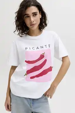 Wehkamp JJXX T-shirt wit aanbieding