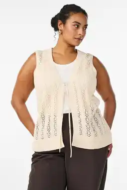 Wehkamp Zizzi gilet beige aanbieding
