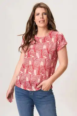 Wehkamp Miss Etam T-shirt rood aanbieding