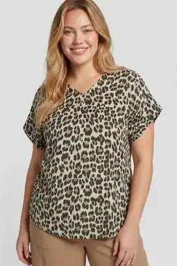 Wehkamp Exxcellent top met panterprint multi aanbieding