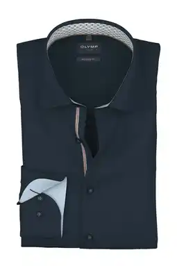 Wehkamp Olymp comfort zakelijk overhemd donkerblauw aanbieding