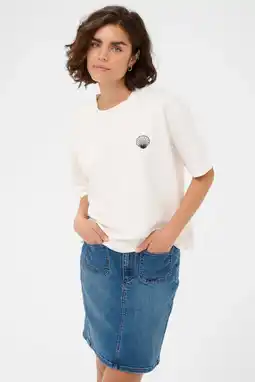 Wehkamp Kaffe T-shirt ecru aanbieding