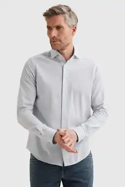 Wehkamp Vanguard regular zakelijk overhemd lichtblauw aanbieding