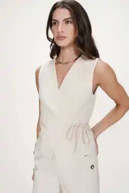 Wehkamp Grace & Mila gilet beige aanbieding