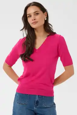 Wehkamp Kaffe top fuchsia aanbieding