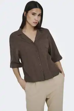 Wehkamp ONLY blouse met linnen aanbieding