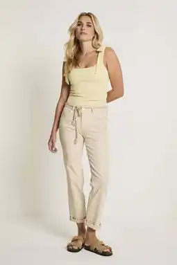 Wehkamp Para Mi slim fit jeans ecru aanbieding