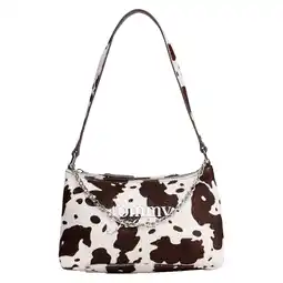 Wehkamp Tommy Jeans leren schoudertas TJW Cool Cow bruin aanbieding