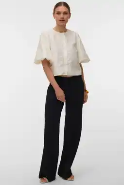 Wehkamp VERO MODA blousetop ecru aanbieding