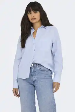 Wehkamp ONLY blouse lichtblauw aanbieding