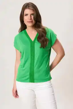 Wehkamp Miss Etam top groen aanbieding