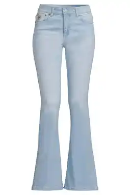 Wehkamp Lois flared jeans light blue denim aanbieding