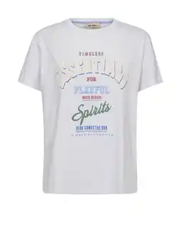 Wehkamp Mos Mosh T-shirt wit aanbieding
