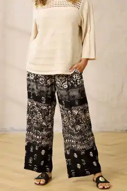 Wehkamp Zhenzi wide leg highwaist casual broek zwart aanbieding