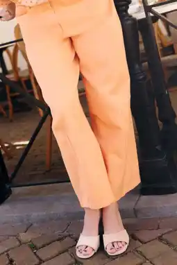Wehkamp Sanny x LOLALIZA x Wehkamp barrel jeans oranje aanbieding
