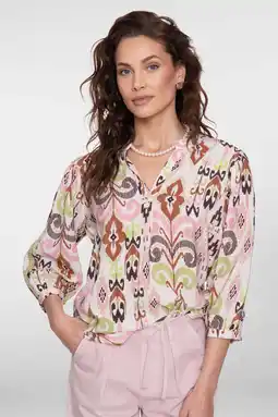 Wehkamp Geisha blousetop lichtroze aanbieding