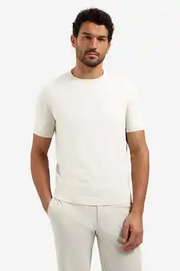 Wehkamp No Excess regular T-shirt ecru aanbieding