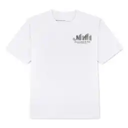 Wehkamp Abercrombie & Fitch jersey T-shirt met backprint wit aanbieding