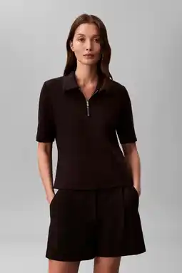 Wehkamp Calvin Klein polo zwart aanbieding