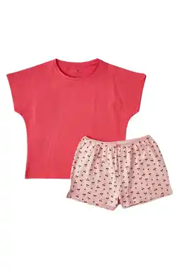 Wehkamp Little Label shortama roze aanbieding