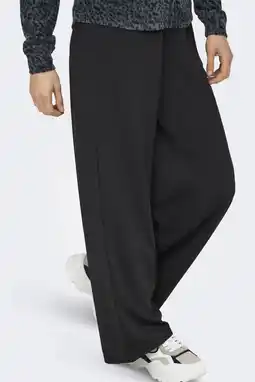 Wehkamp ONLY PLAY sportbroek wide ONPMINA zwart aanbieding