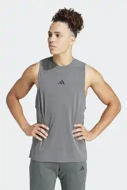 Wehkamp adidas Performance sportsinglet grijs aanbieding