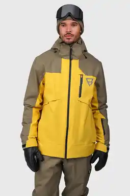 Wehkamp Brunotti ski-jas Kanisher geel aanbieding
