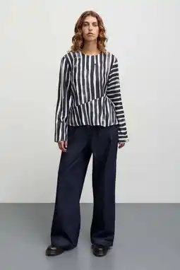 Wehkamp MADS NØRGAARD - COPENHAGEN blouse marineblauw aanbieding