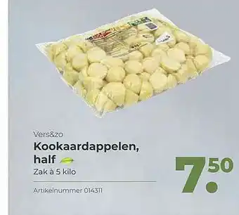 Bidfood Vers&Zo Kooaardappelen Half aanbieding