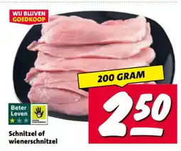 Nettorama Schnitzel of wienerschnitzel aanbieding