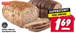 Nettorama Donker volkoren of pompoen extra aanbieding