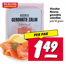 Nettorama Visscher noorse gerookte zalmfilet aanbieding