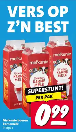 Nettorama Melkunie boeren karnemelk aanbieding