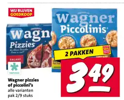 Nettorama Wagner pizzies of piccolini's aanbieding