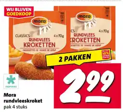 Nettorama Mora rundvleeskroket aanbieding