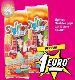 Nettorama Siglitos flash ice pops aanbieding