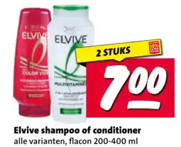 Nettorama Elvive shampoo of conditioner aanbieding